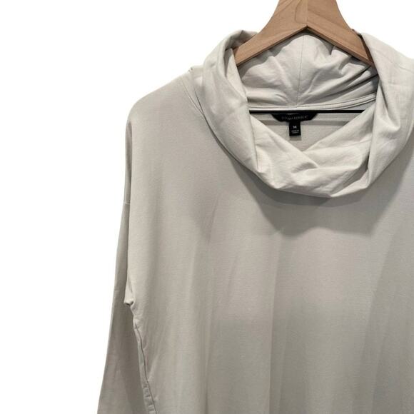 NWT Banana Republic Cowl-Neck Sweatshirt Selenite M - Picture 2 of 9
